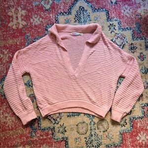 Dusty Pink FP Beachy Pullover Sweater